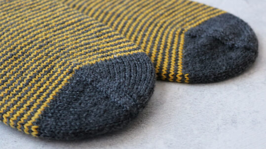 Strickensocken für Mister G.